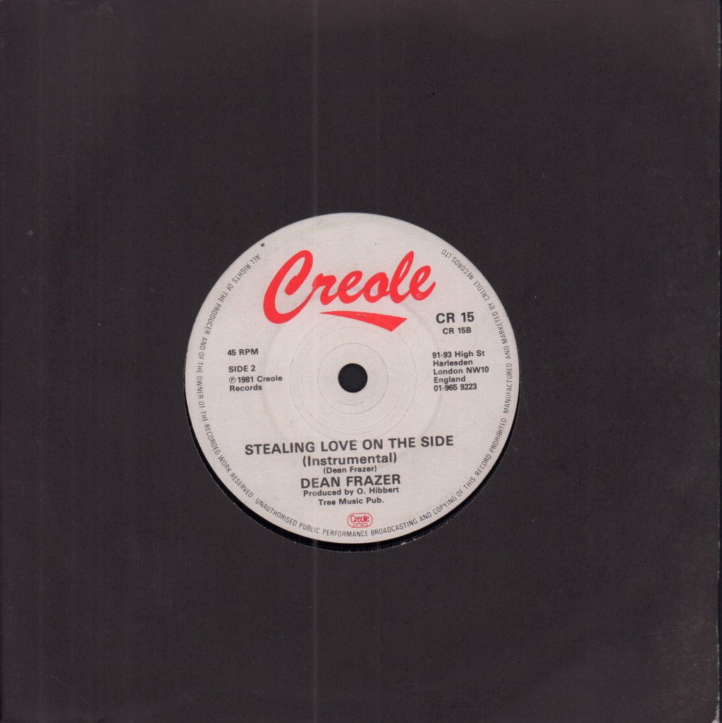 Carlene Davis/Dean Frazer - Stealing Love On The Side - 7 Inch