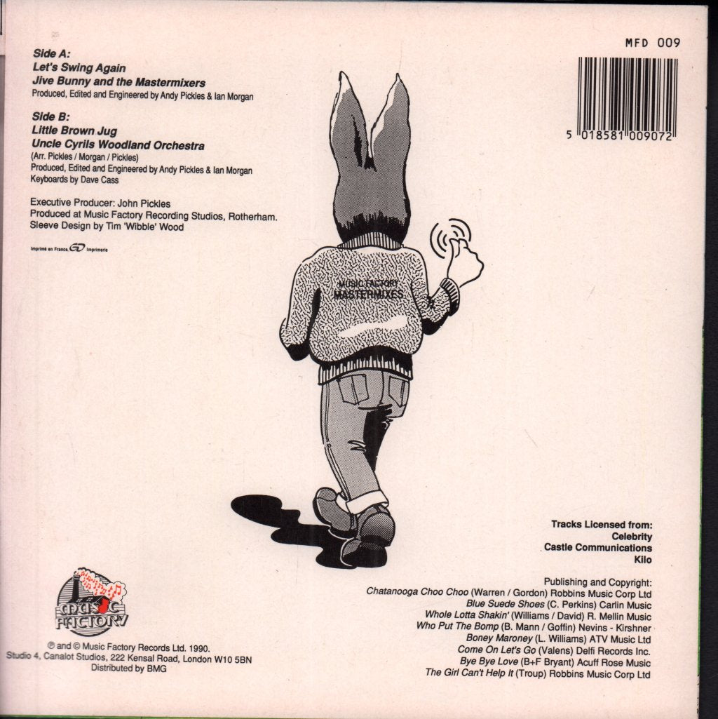 Jive Bunny And The Mastermixers - Let's Swing Again - 7 Inch