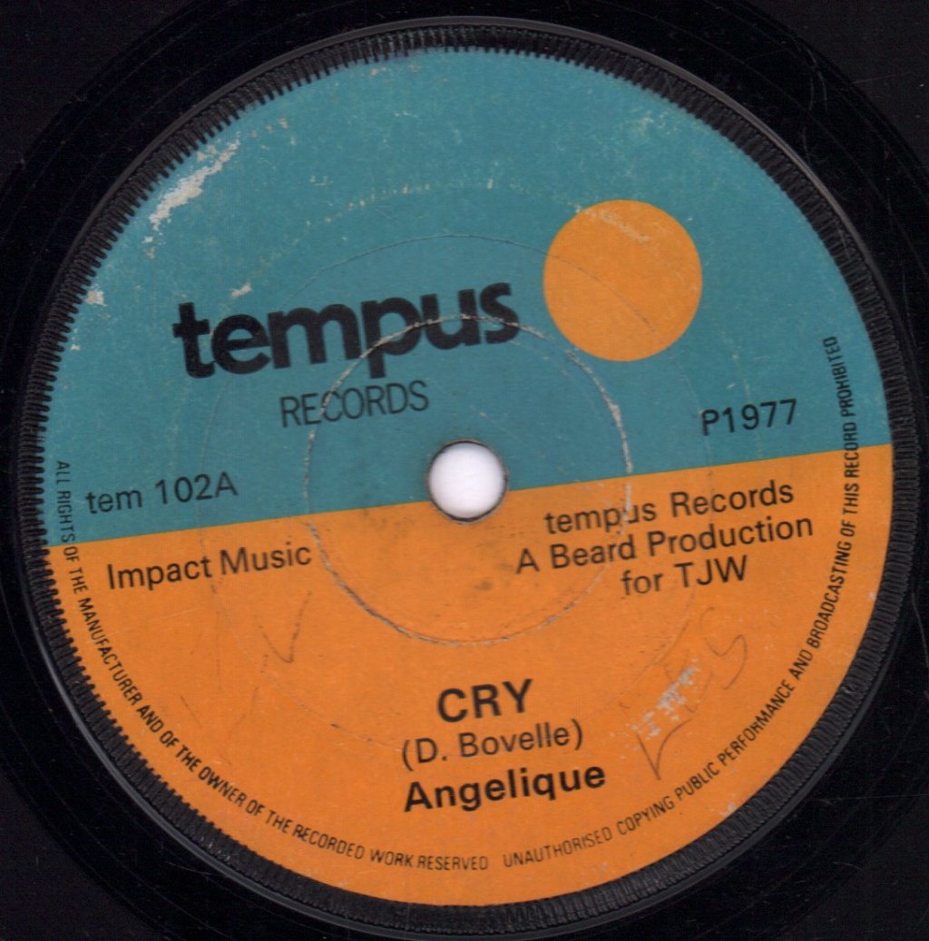 Angelique - Cry - 7 Inch