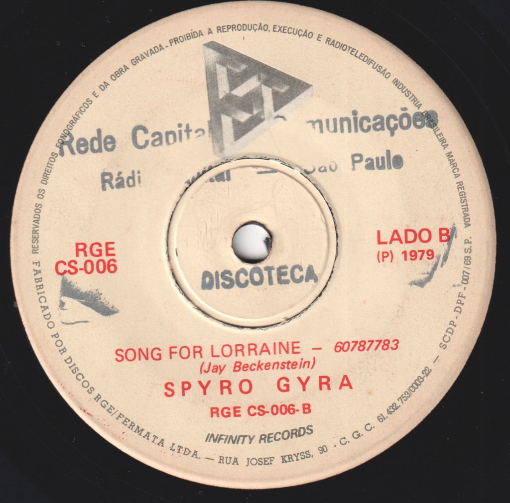 Spyro Gyra - Morning Dance - 7 Inch