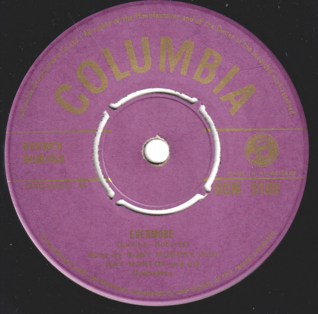 Ruby Murray - Evermore - 7 Inch