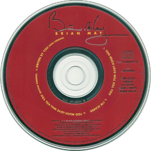Brian May - Too Much Love Will Kill You - Cd