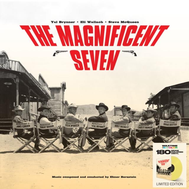 Elmer Bernstein - Magnificent Seven OST (Composed and Conducted By Bernstein) (Limited Edition Solid Yellow Coloured Vinyl) - Lp