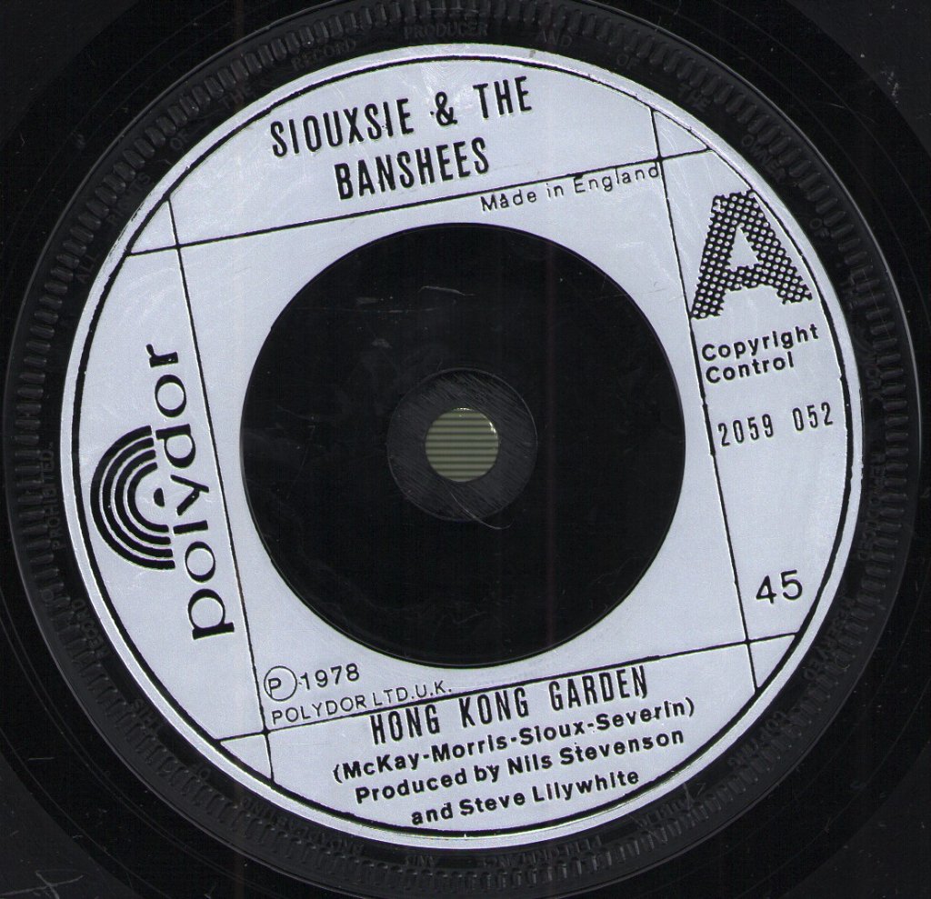 Siouxsie And The Banshees - Hong Kong Garden - 7 Inch