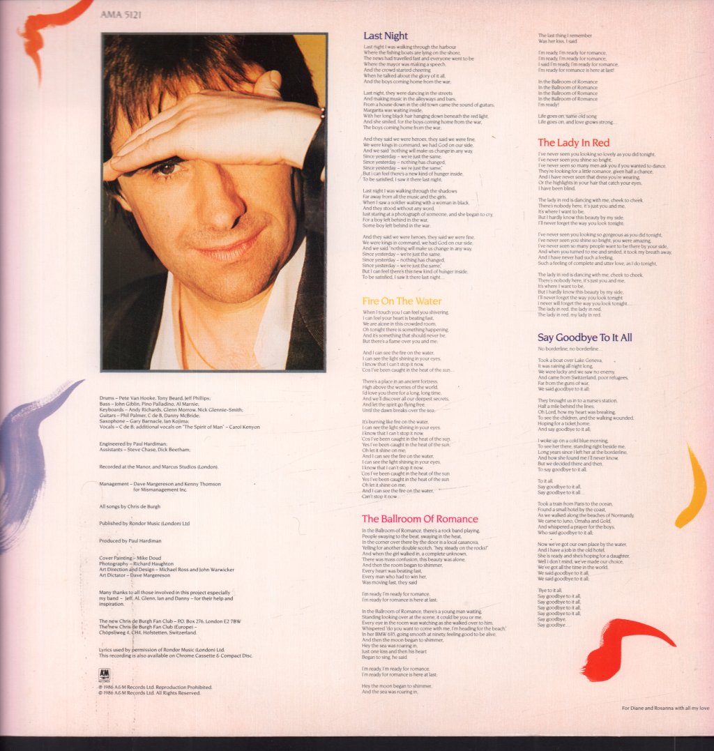 Chris De Burgh - Into The Light - Lp