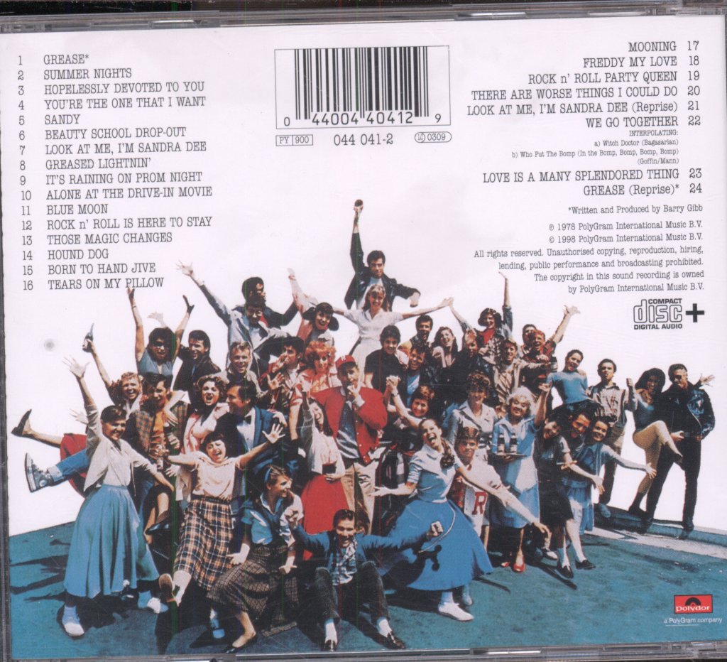 Various Artists - Grease Original Soundtrack - Cd