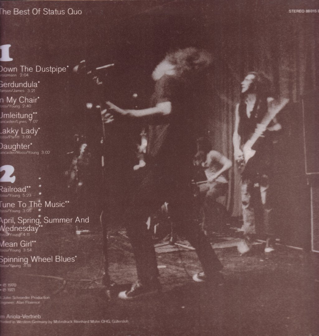 Status Quo - Best Of - Lp