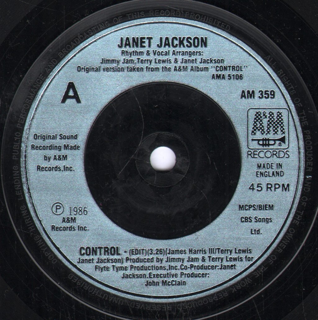 Janet Jackson - Control - 7 Inch