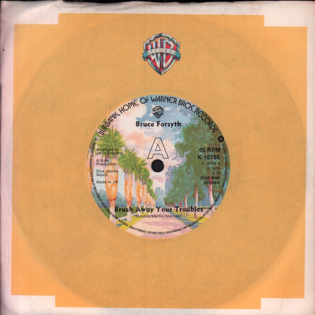 Bruce Forsyth - Brush Away Your Troubles - 7 Inch