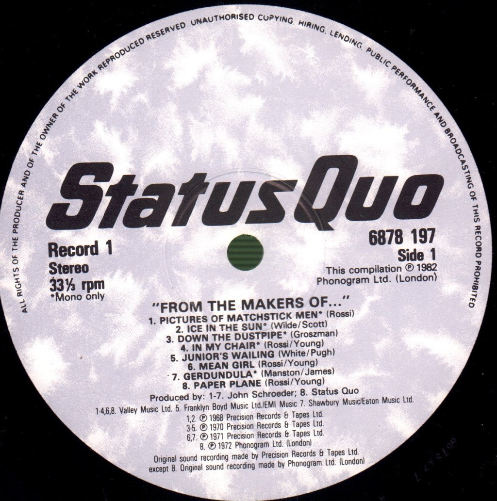 Status Quo - From The Makers Of - Lp Box Set