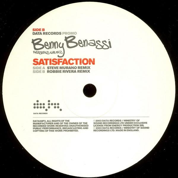 Benny Benassi Presents The Biz - Satisfaction - 12 Inch