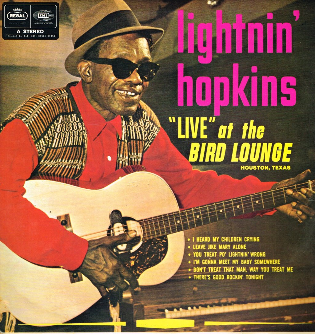 Lightnin' Hopkins - "Live" At The Bird Lounge - Lp