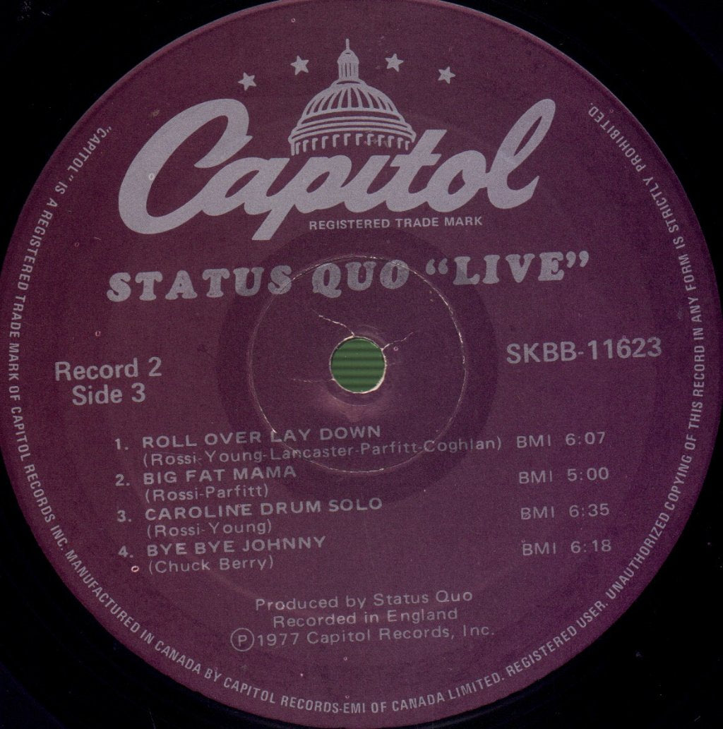 Status Quo - Live - Lp