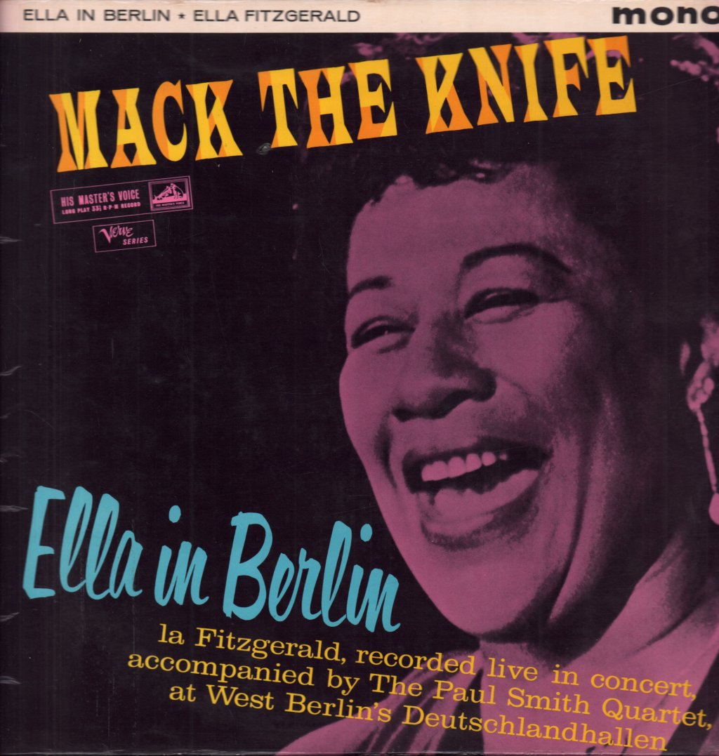 Ella Fitzgerald - Mack The Knife - Ella In Berlin - Lp