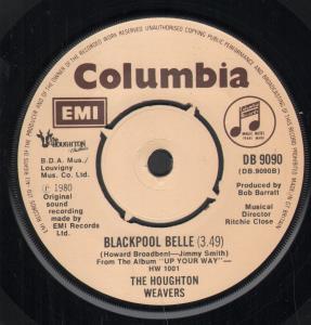 Houghton Weavers - Blackpool Belle - 7 Inch