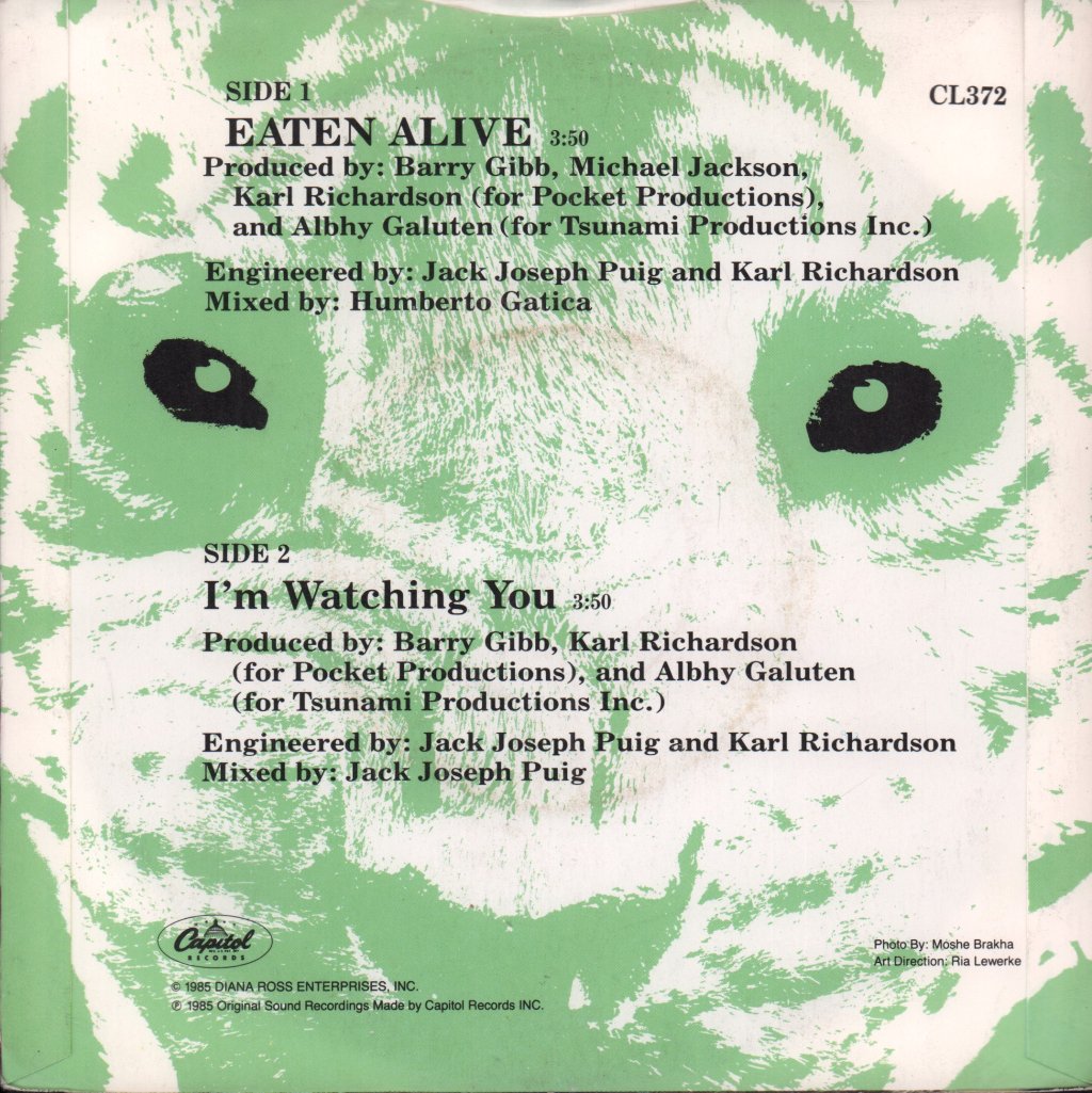 Diana Ross - Eaten Alive - 7 Inch