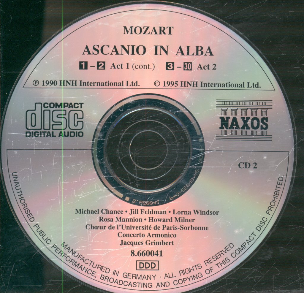 Concerto Armonico, Jacques Grimbert - Mozart - Ascanio In Alba - Double Cd