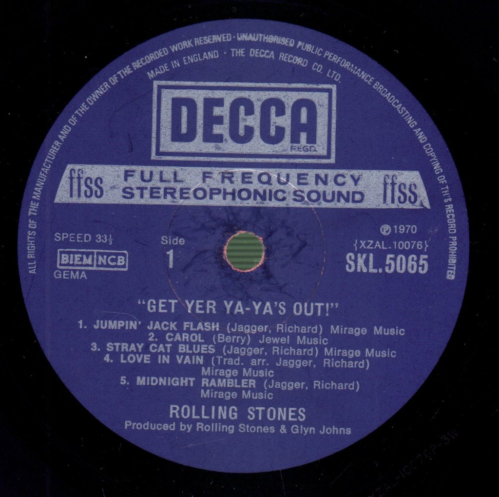 Rolling Stones - Get Yer Ya-Ya's Out - Lp