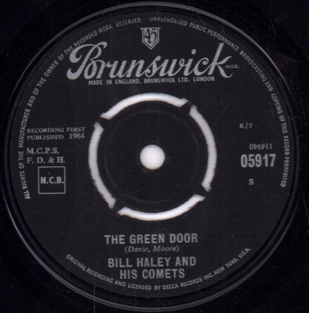 Bill Haley And His Comets - Green Door - 7 Inch