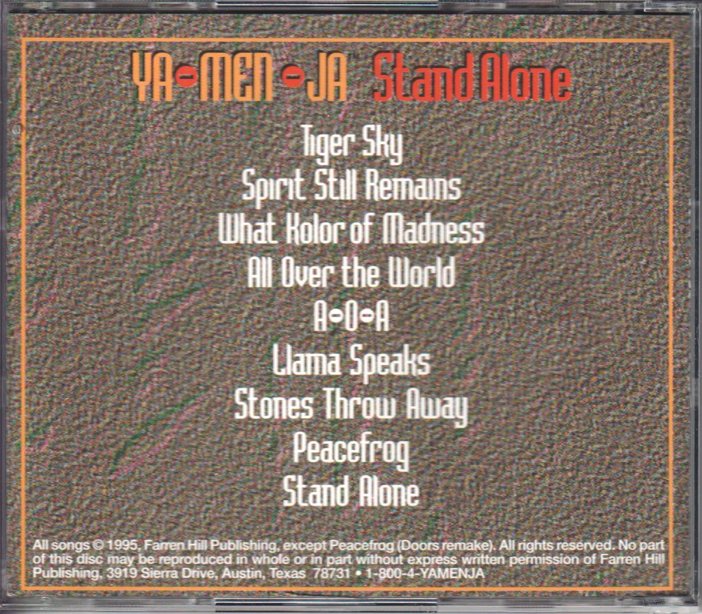 Ya Men Ja - Stand Alone - Cd