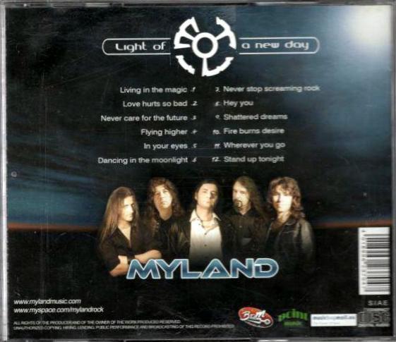 Myland - Light Of A New Day - Cd