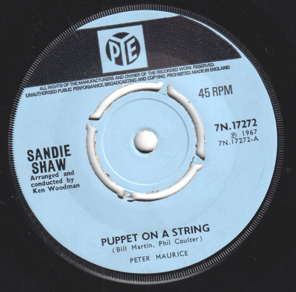 Sandie Shaw - Puppet On A String - 7 Inch