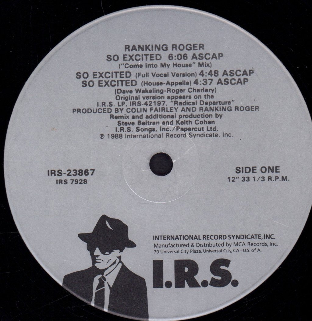 Ranking Roger - So Excited - 12 Inch