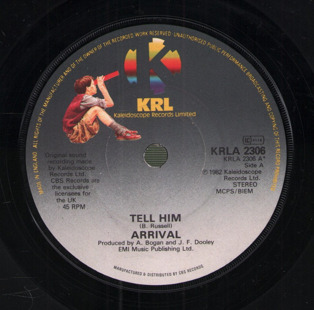 Arrival - Tell Him - 7 Inch