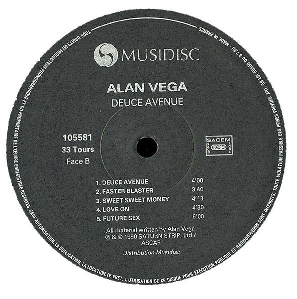 Alan Vega (suicide) - Deuce Avenue - Lp