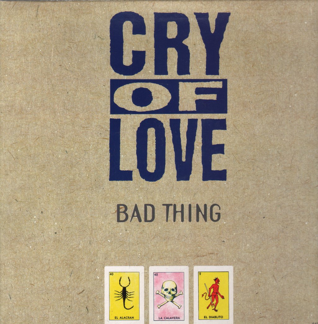 Cry Of Love - Bad Thing - 12 Inch