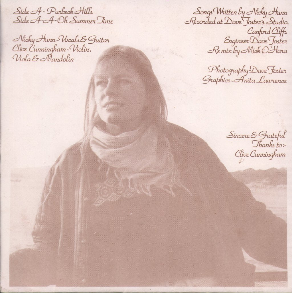 Nicky Hann - Purbeck Hills / Oh Summer Time - 7 Inch