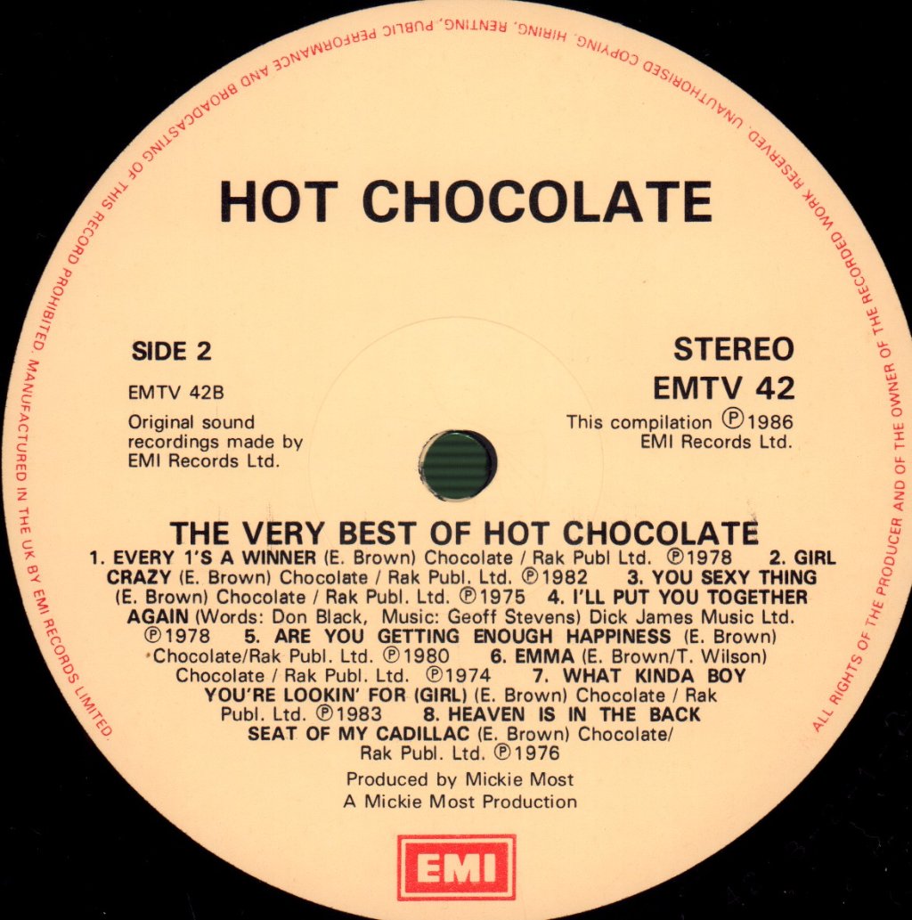 Hot Chocolate - Very Best Of - Lp