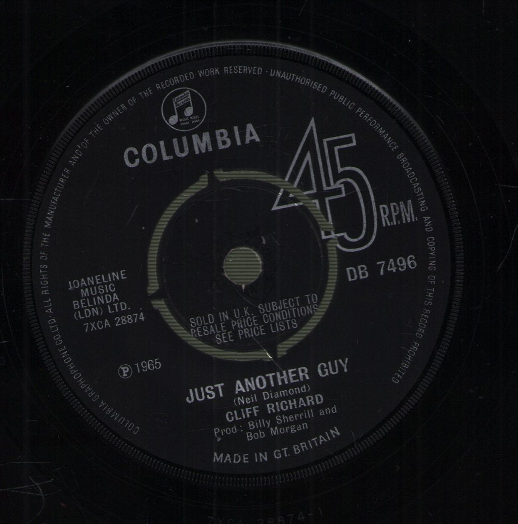 Cliff Richard - Minute You're Gone - 7 Inch
