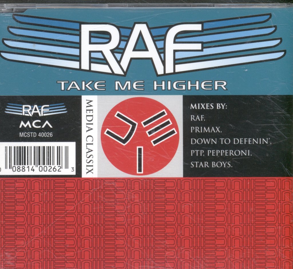 R.A.F. - Take Me Higher - Cd