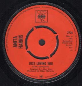 Anita Harris - Just Loving You - 7 Inch