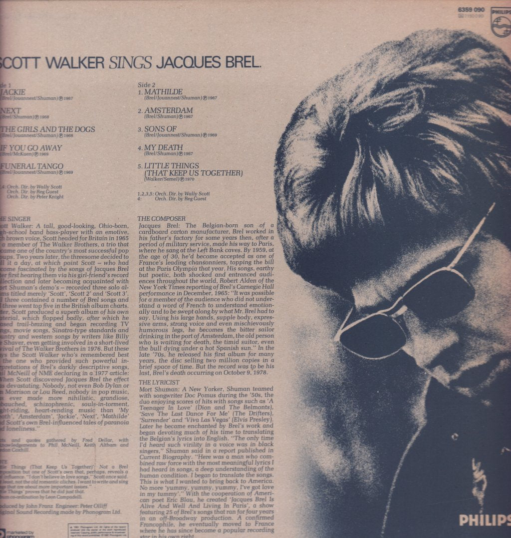 Scott Walker - Sings Jacques Brel - Lp