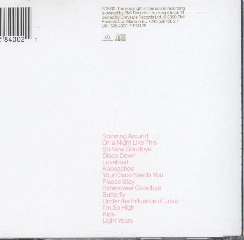 Kylie Minogue - Light Years - Cd