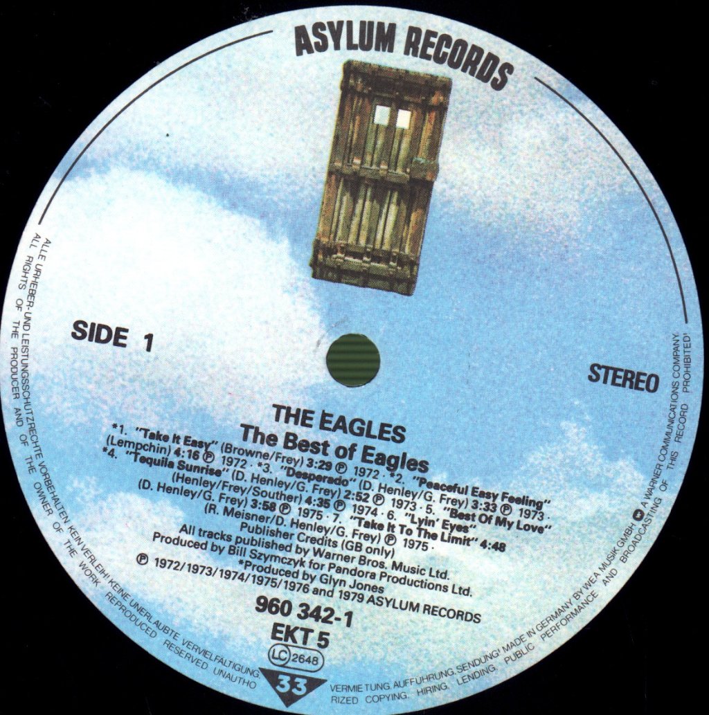 Eagles - Best Of - Lp