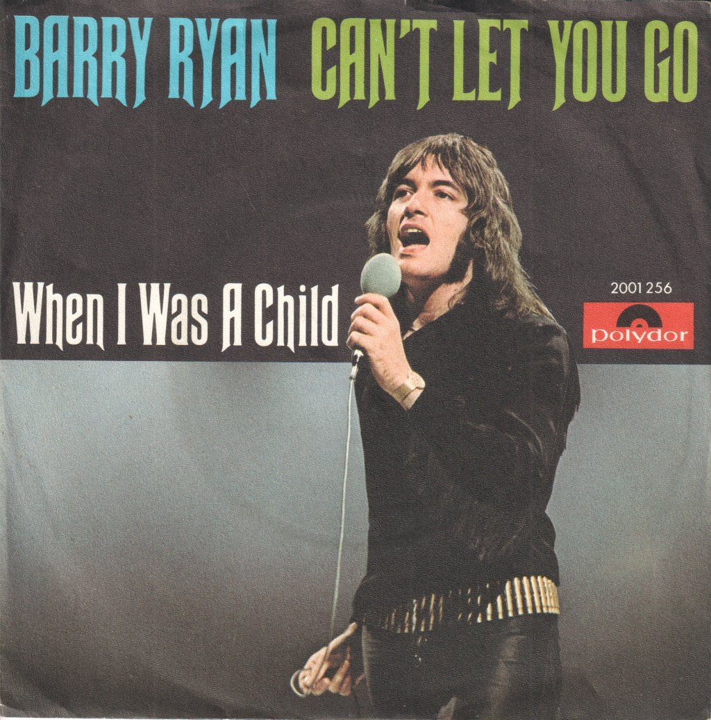 Barry Ryan - Can't Let You Go - 7 Inch