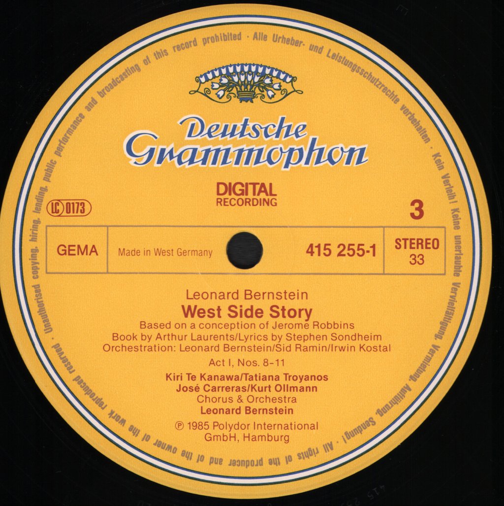 Leonard Bernstein - West Side Story - Double Lp