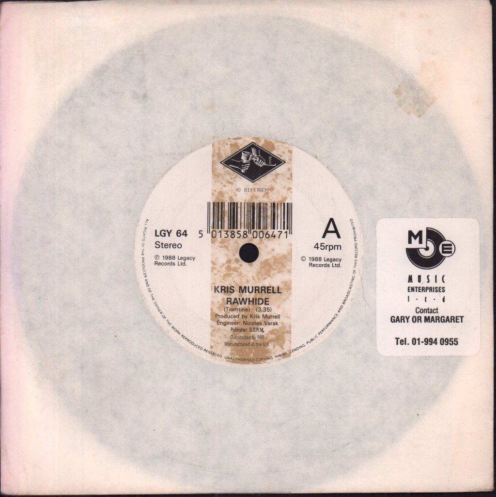 Kris Murrell - Rawhide - 7 Inch