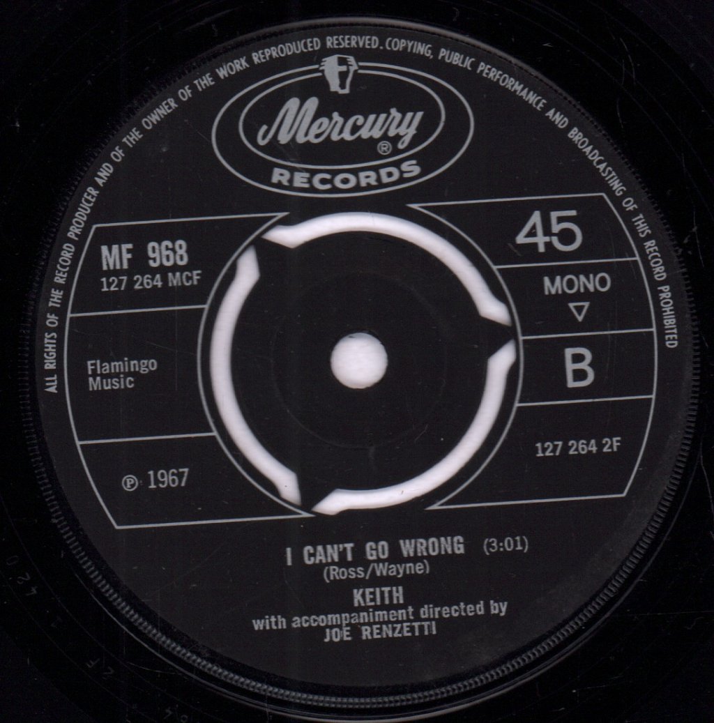 Keith (60'S Artist) - Tell Me To My Face - 7 Inch