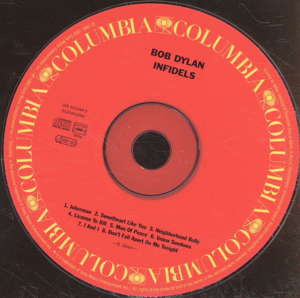 Bob Dylan - Infidels - Cd