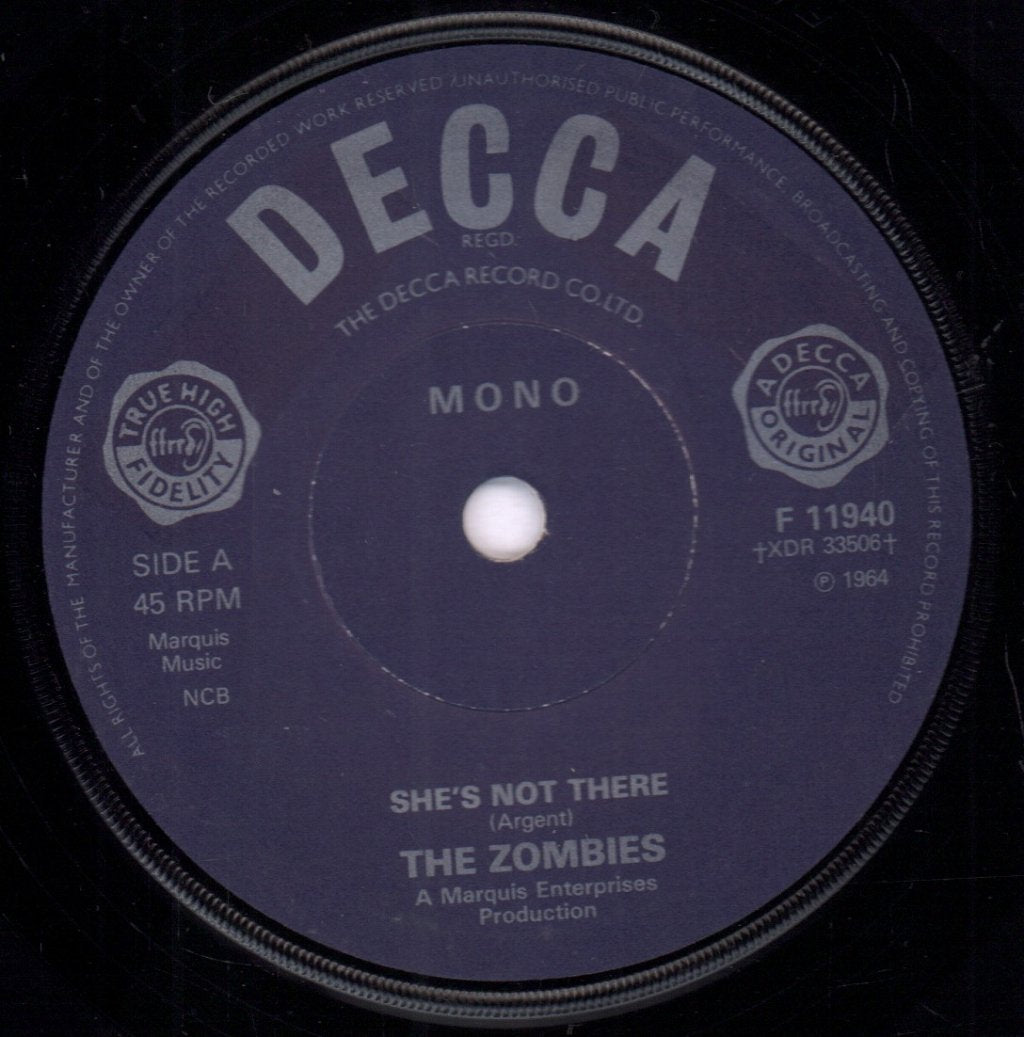 Zombies - She's Not There - 7 Inch
