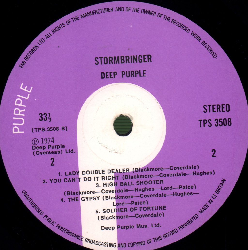 Deep Purple - Stormbringer - Lp