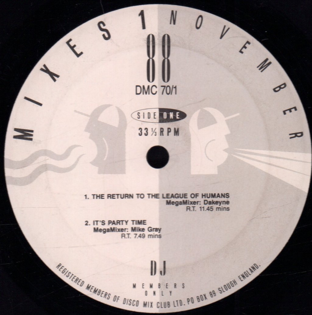 Various Artists - November 88 - Mixes 1 - 12 Inch