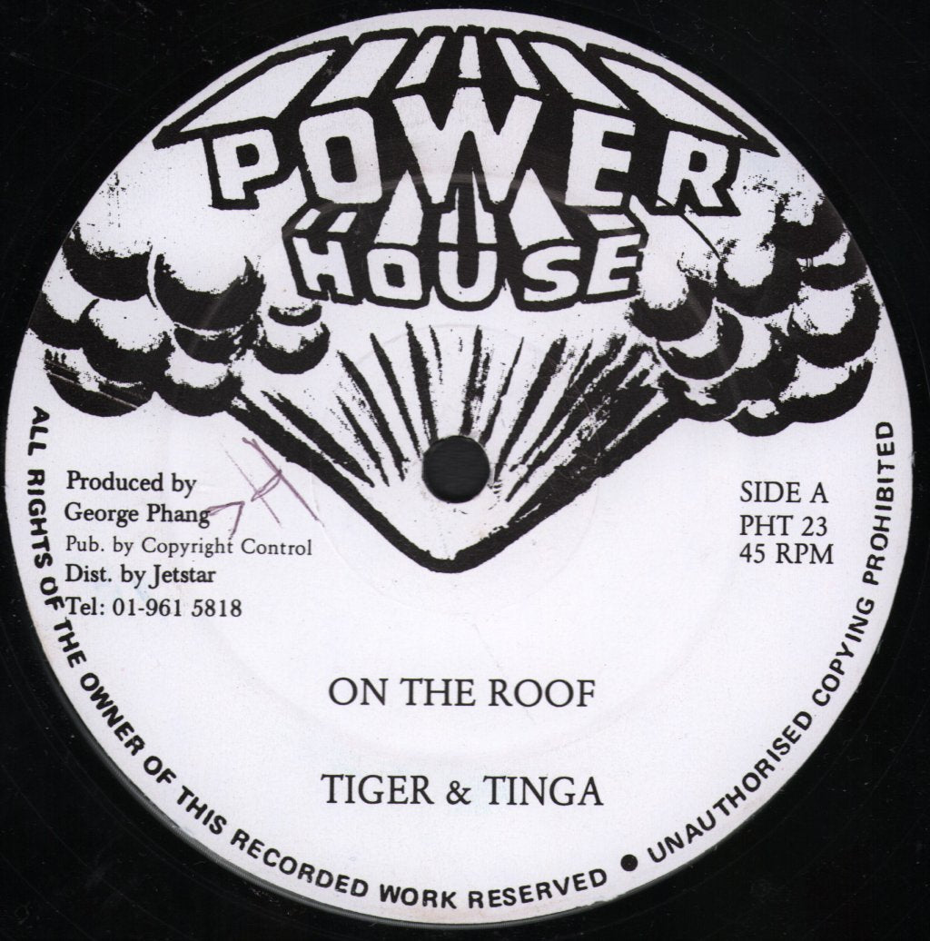 Tiger & Tinga - On The Roof ／Come Again - 12 Inch