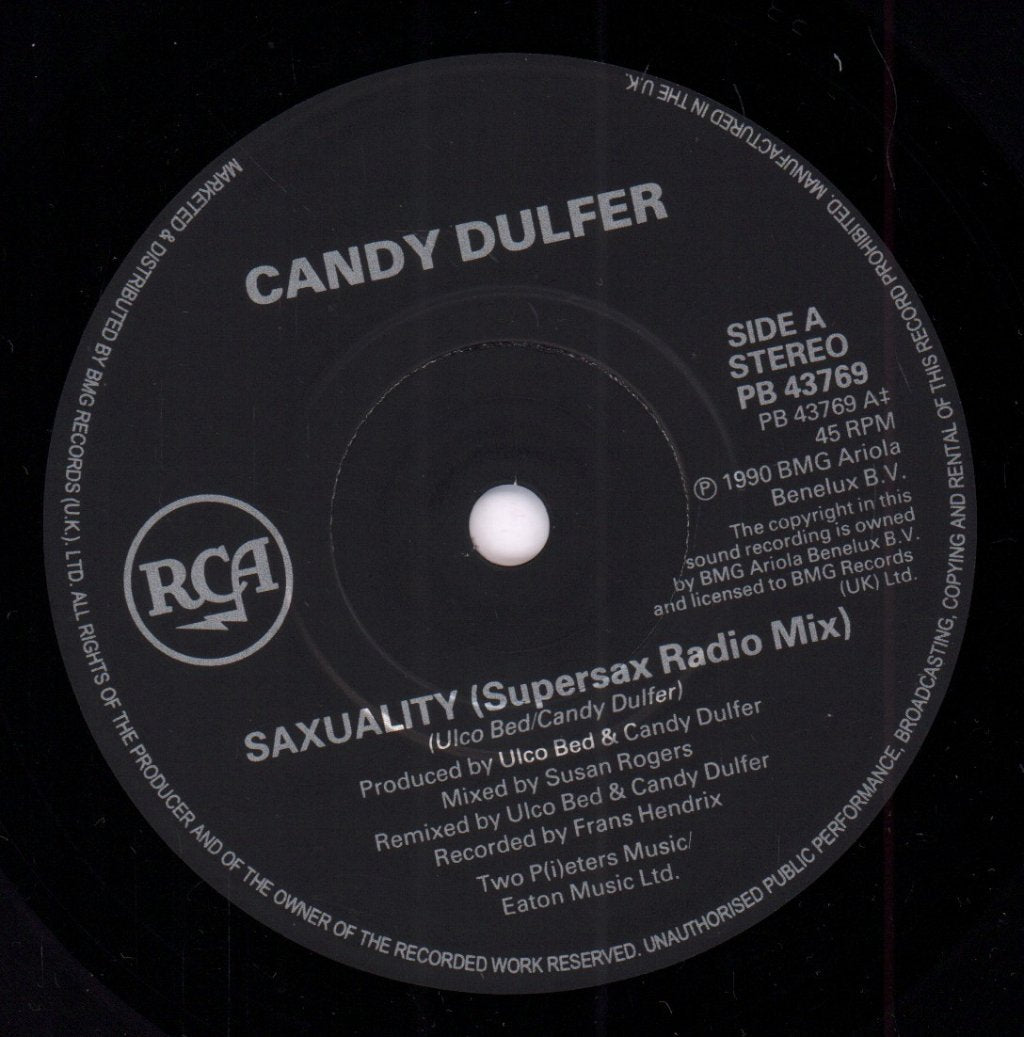 Candy Dulfer - Saxuality - 7 Inch
