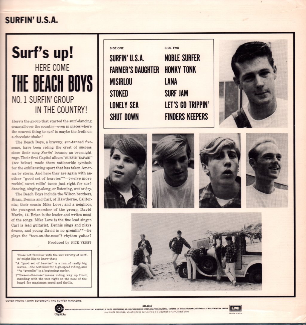 Beach Boys - Surfin' USA - Lp