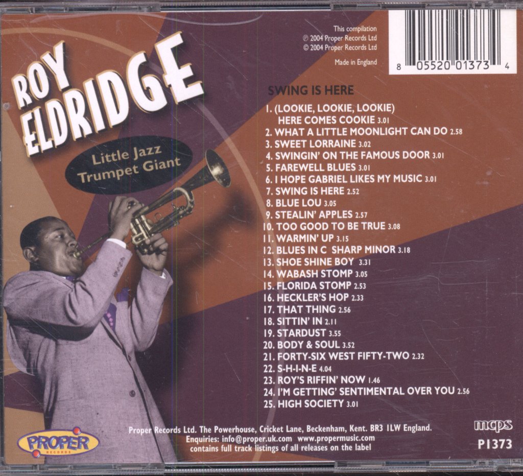 Roy Eldridge - Swing Is Here - Cd